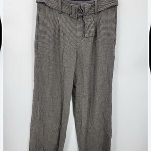 Banana Republic Gray Trousers with Pleats and Relaxed Fit